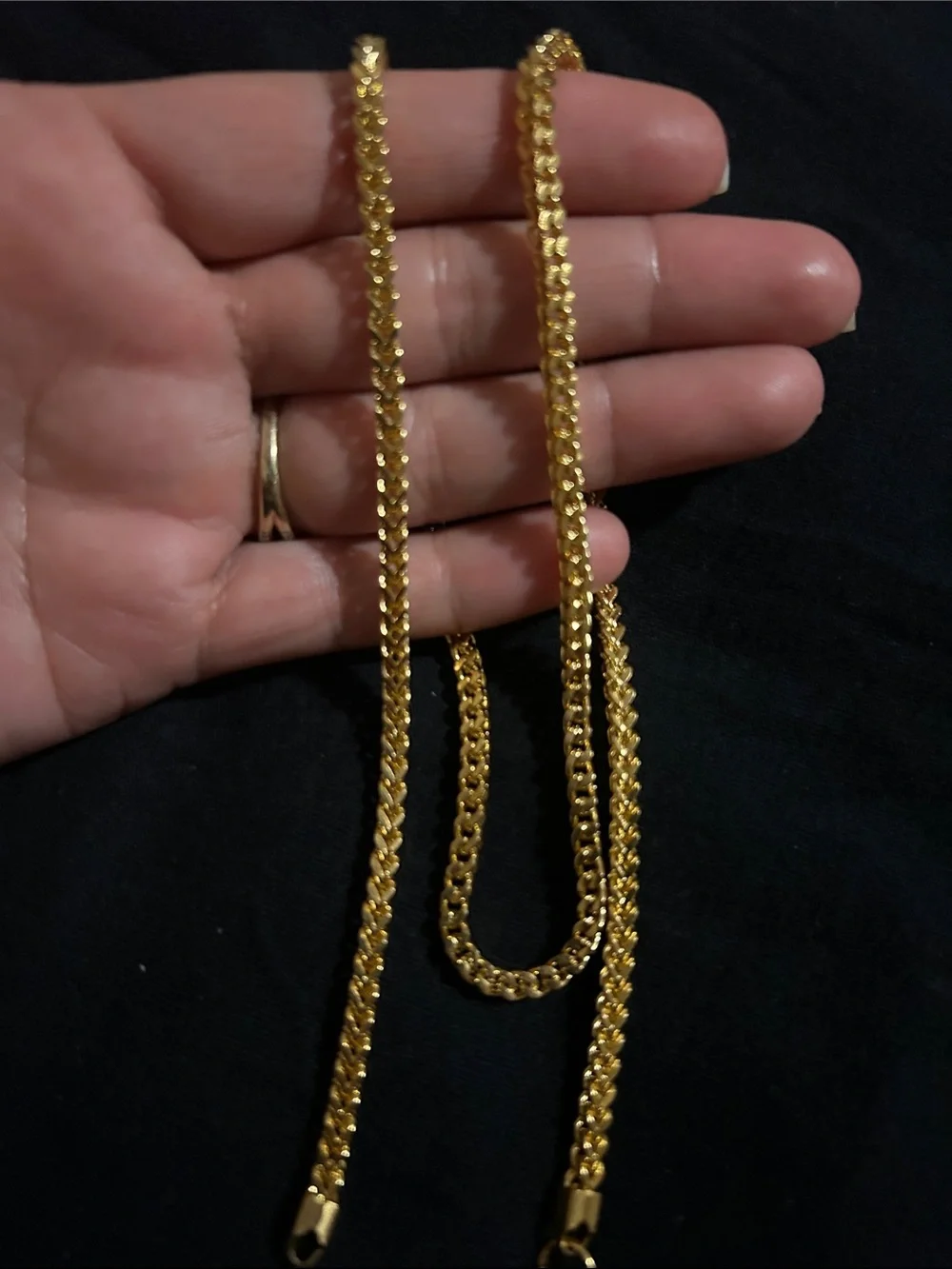 Gold-Tone Rope Chain
